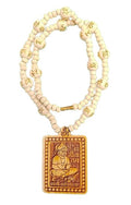 Natural Tulsi Hanuman Locket Mala