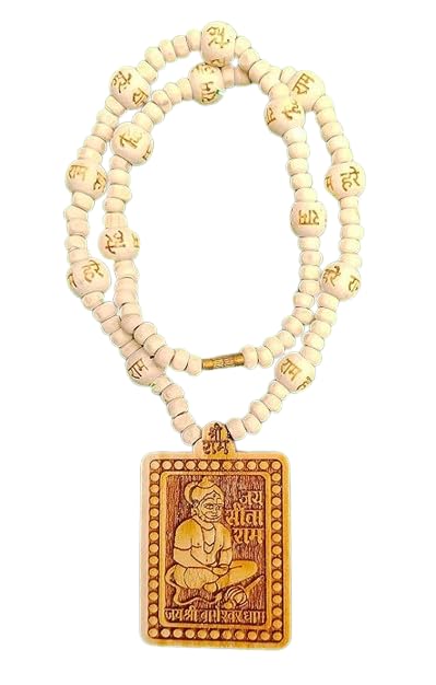 Natural Tulsi Hanuman Locket Mala