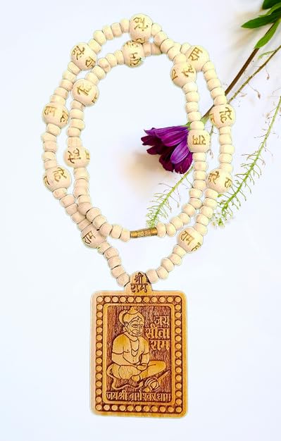 Natural Tulsi Hanuman Locket Mala