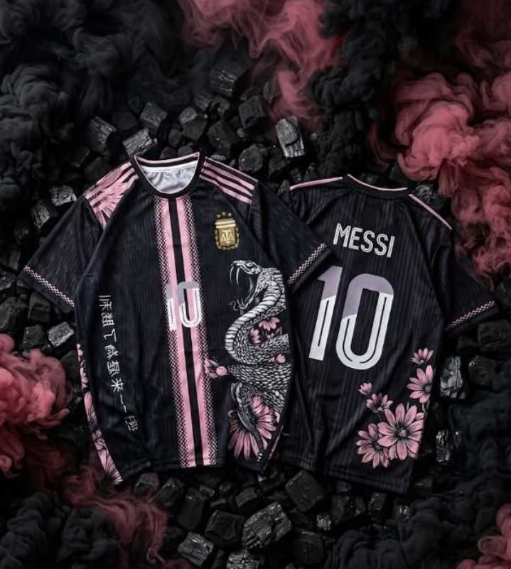 MESSI - Year of the Dragon" Black Special Edition Jersey'