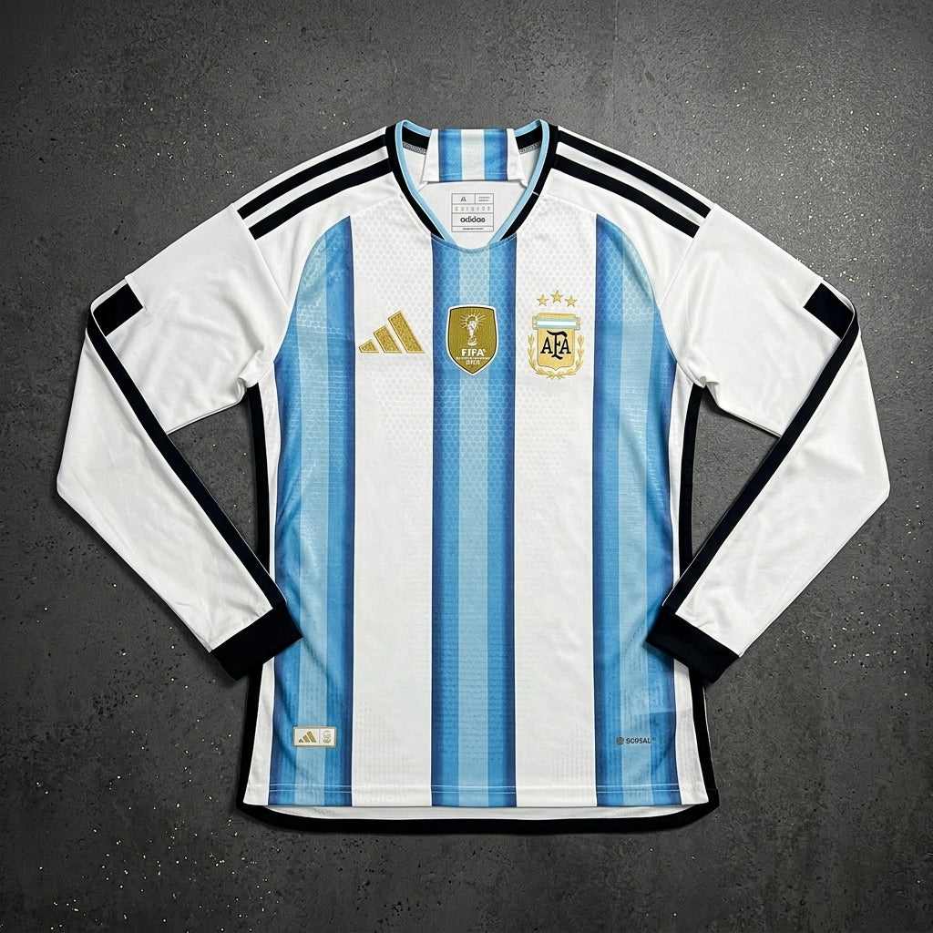 Argentina Home Jersey 👕 Full sleeve