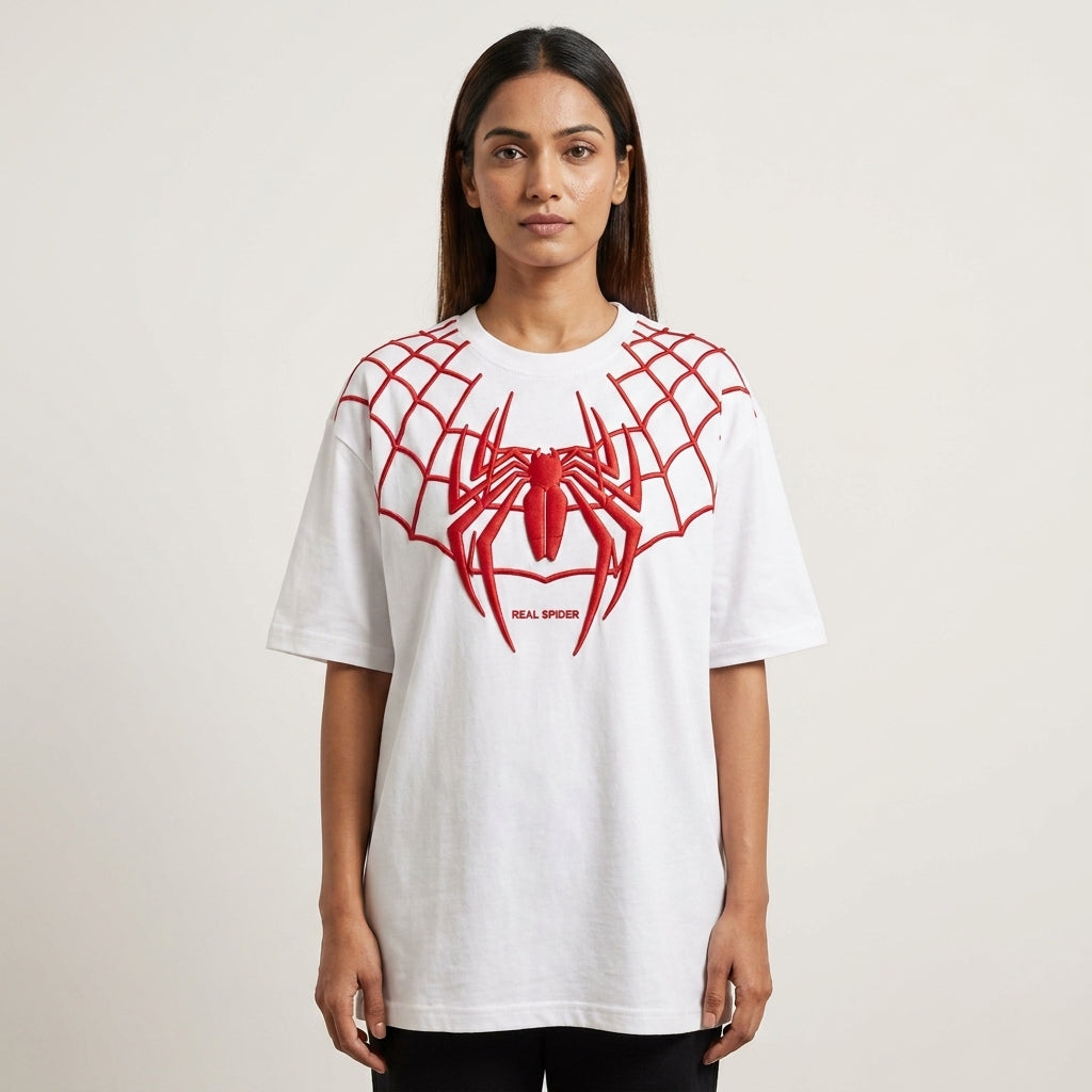 Spiderman Oversized TShirt - White