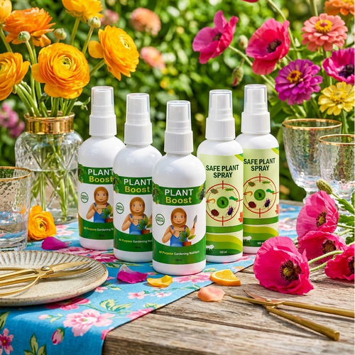 3 Plant Boost & Get 2 Safe Plant Pesticide Spray (Pack of 5)