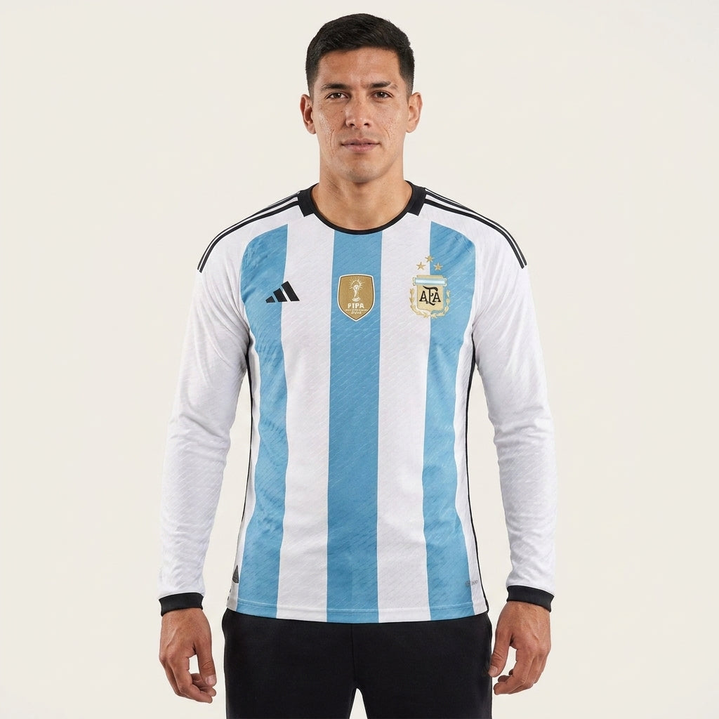 Argentina Home Jersey 👕 Full sleeve