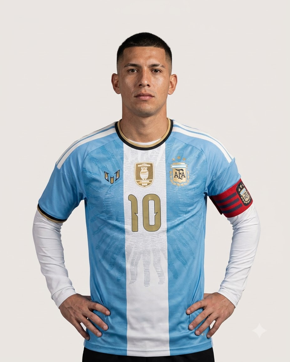 Argentina Messi "Last Dance" Special Edition Jersey – Gold Edition