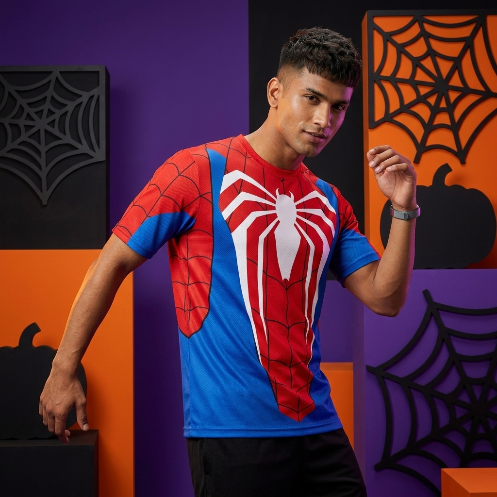 Spiderman themed Oversized TShirt 01