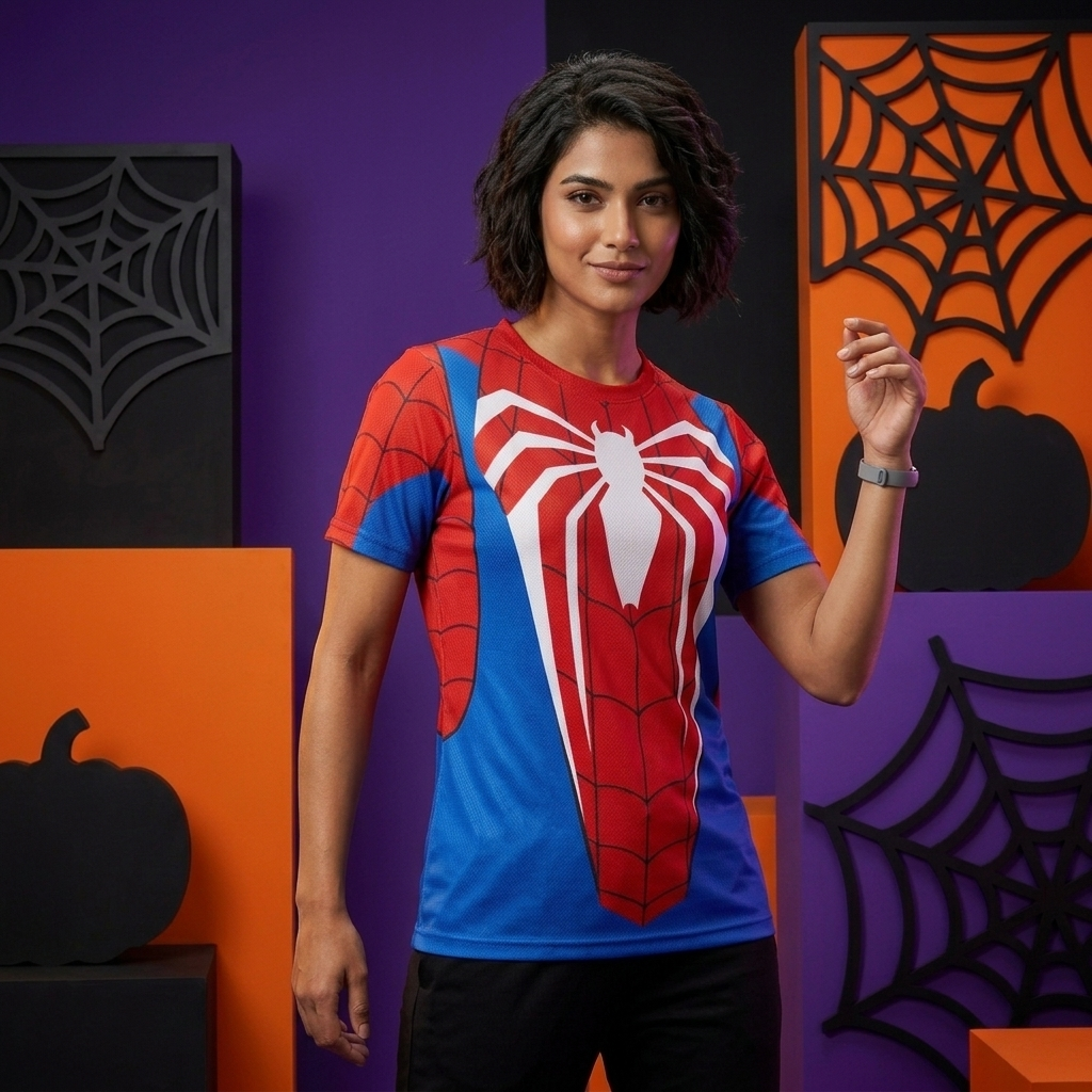 Spiderman themed Oversized TShirt 01